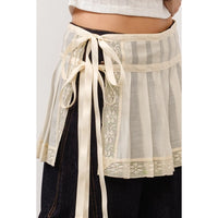 Celestine Pleated Layering Skirt Belt