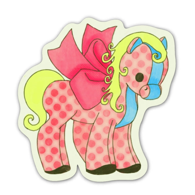 Polka Dot Horse Sticker