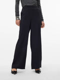 Josie High Waisted Wide Pants - Black