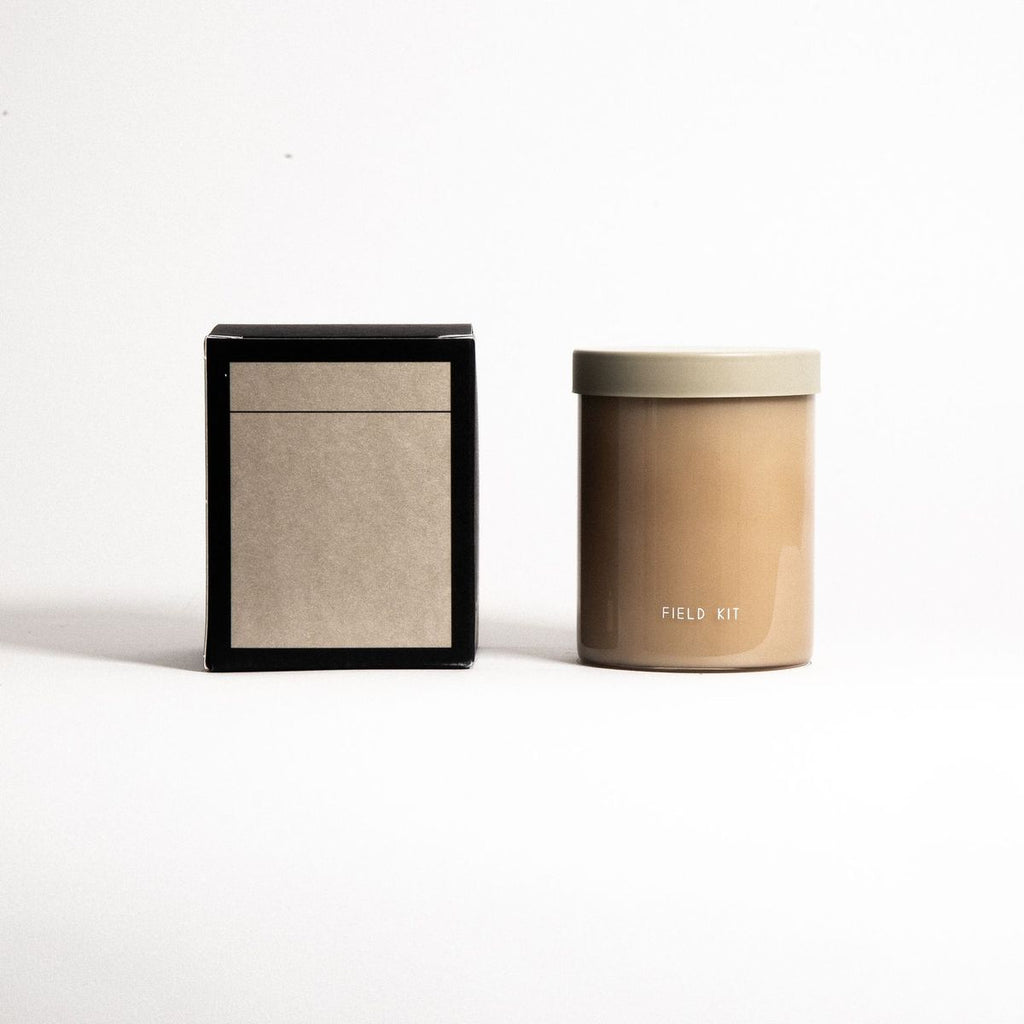 Sauna Glass Candle with Metal Lid