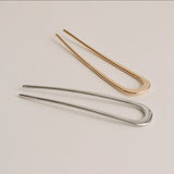 Minimalist Bent U-Shaped Hair Stick