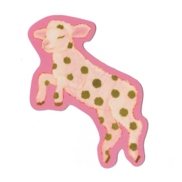 Polka Dot Lamb Sticker