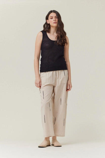 Crochet Tank - Black