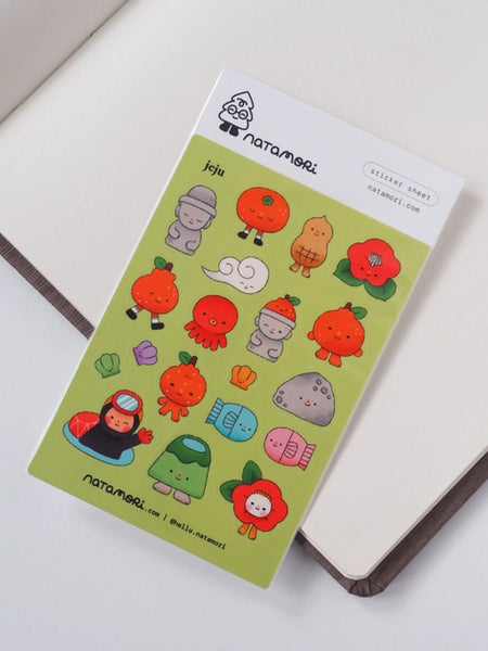 Jeju Sticker Sheet