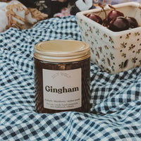 Gingham Candle