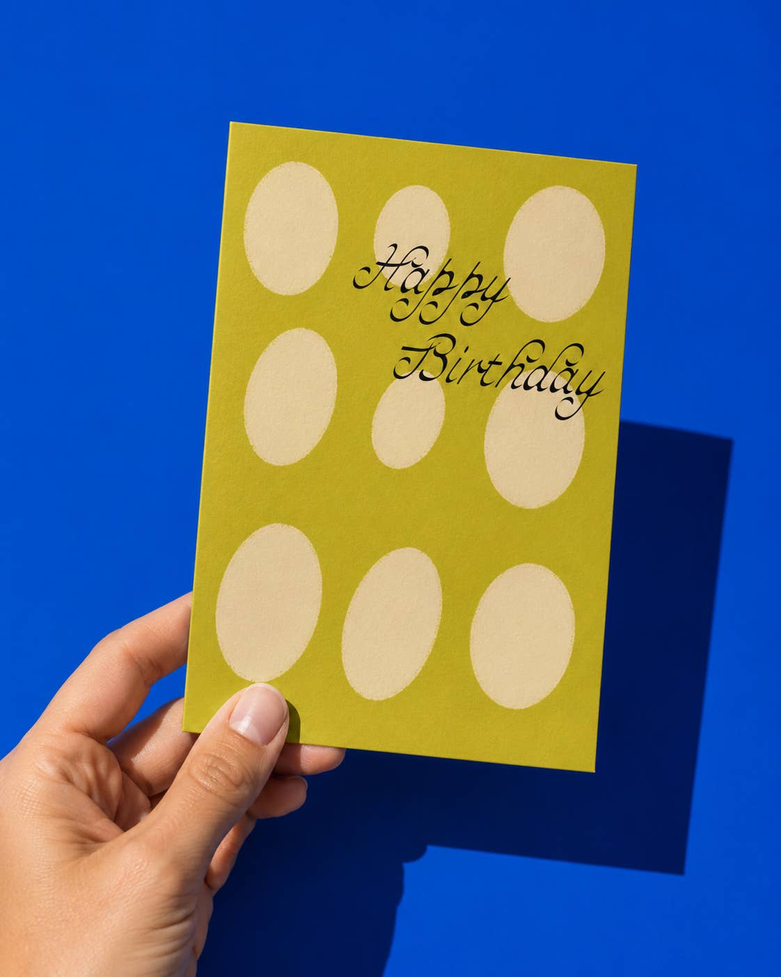Circles Birthday Greeting Card
