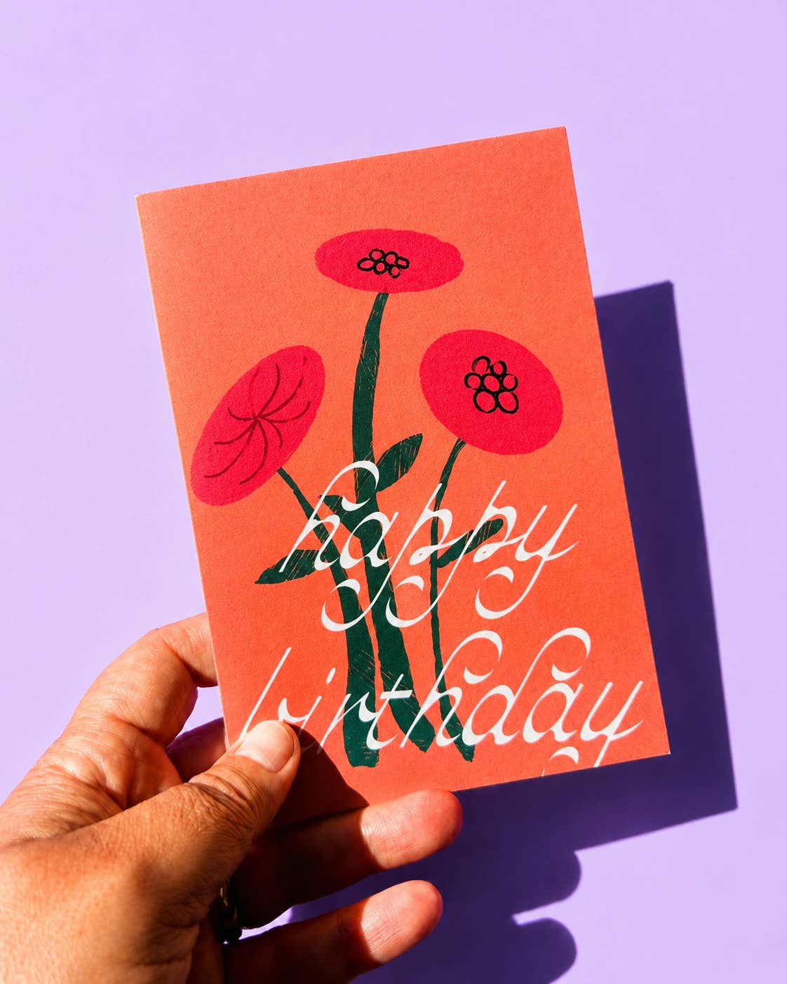 Flower Birthday Greeting Card