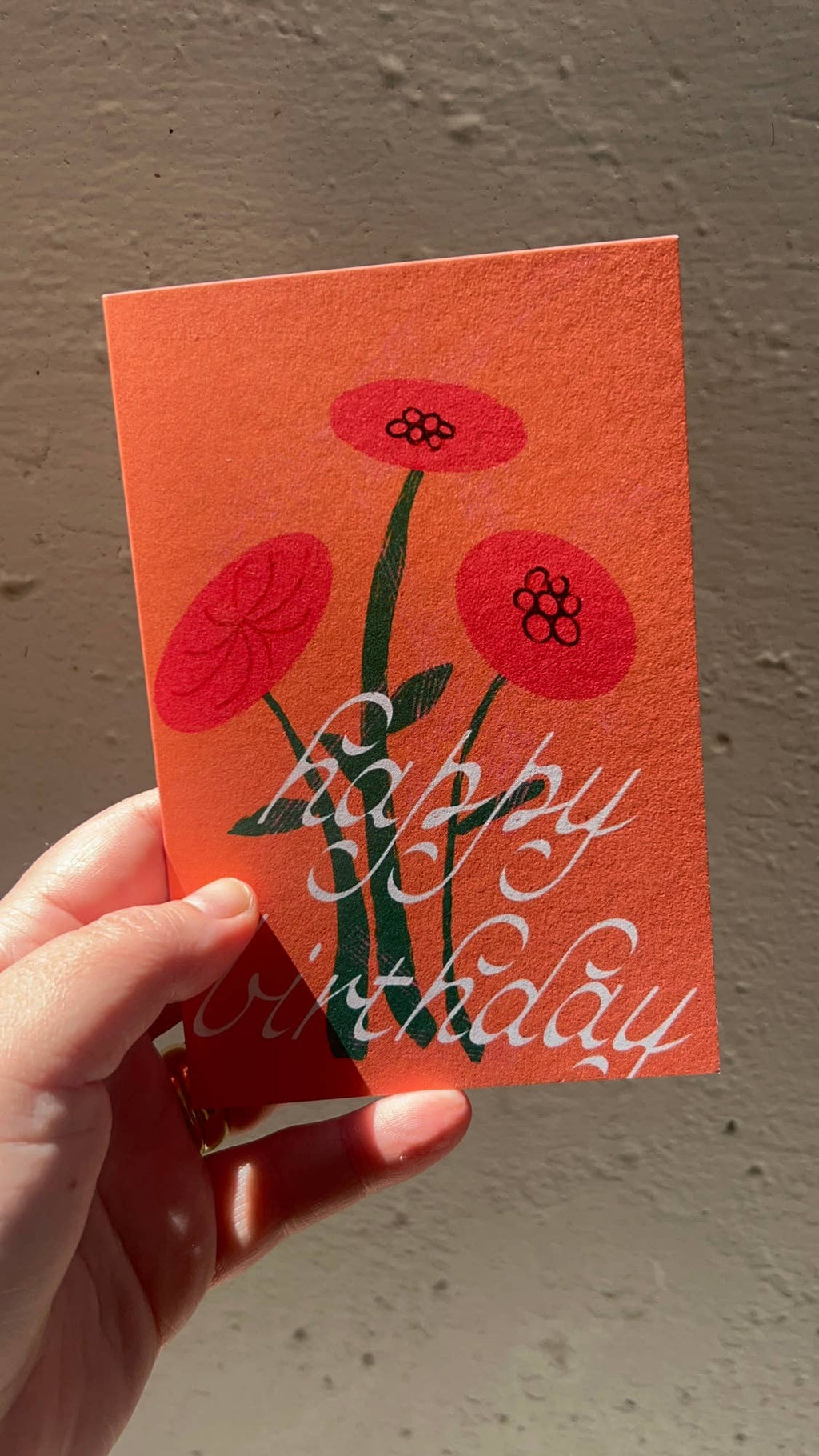 Flower Birthday Greeting Card