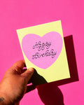 Heart Birthday Greeting Card
