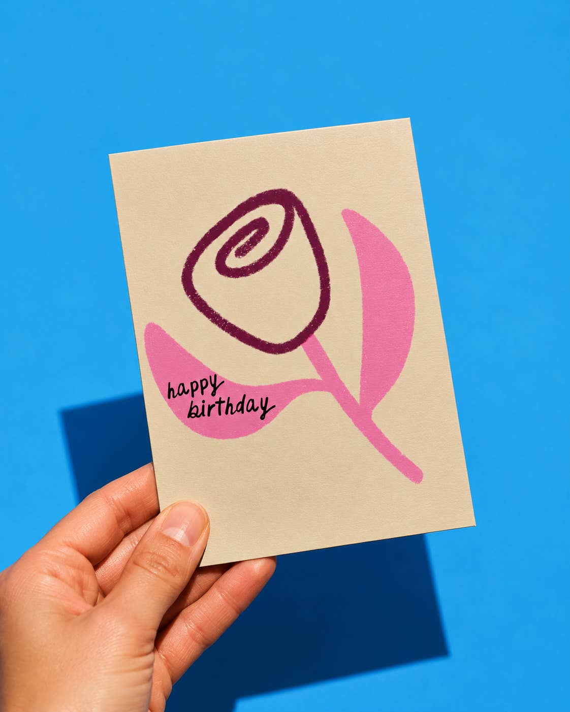 Rose Birthday Greeting Card