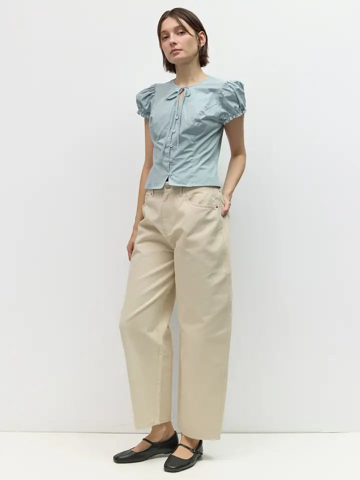 The Madison Top - Slate Blue