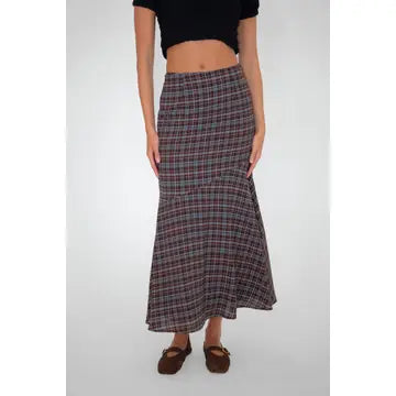 Alma Heritage Asymmetric Maxi Skirt