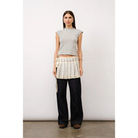 Celestine Pleated Layering Skirt Belt