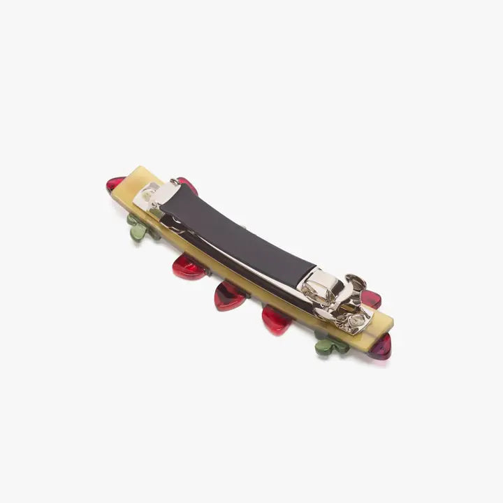 Wild Strawberry French Barrette