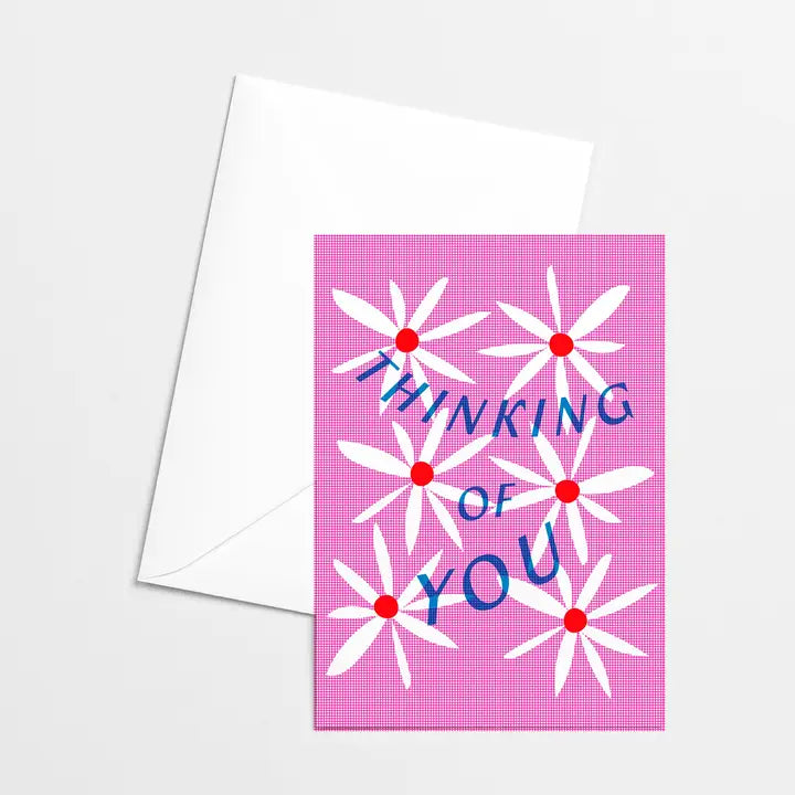 Thinking of You Risograph Greeting Card