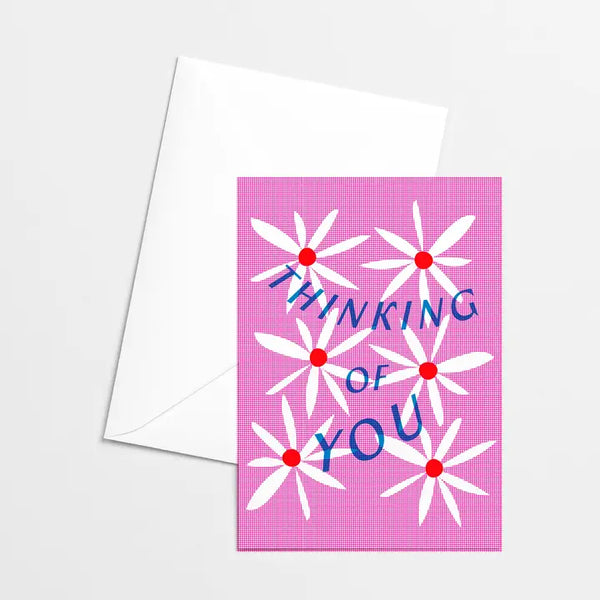 Thinking of You Risograph Greeting Card