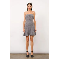 Cora Knit Tube Dress - Charcoal