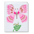 Caterpillar Butterfly Card For A New Baby