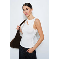 Aspen Asymmetrical Cutout Top