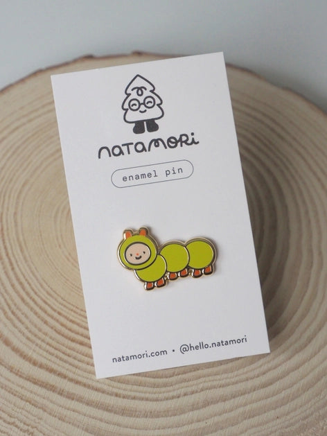 Caterpillar Enamel Pin
