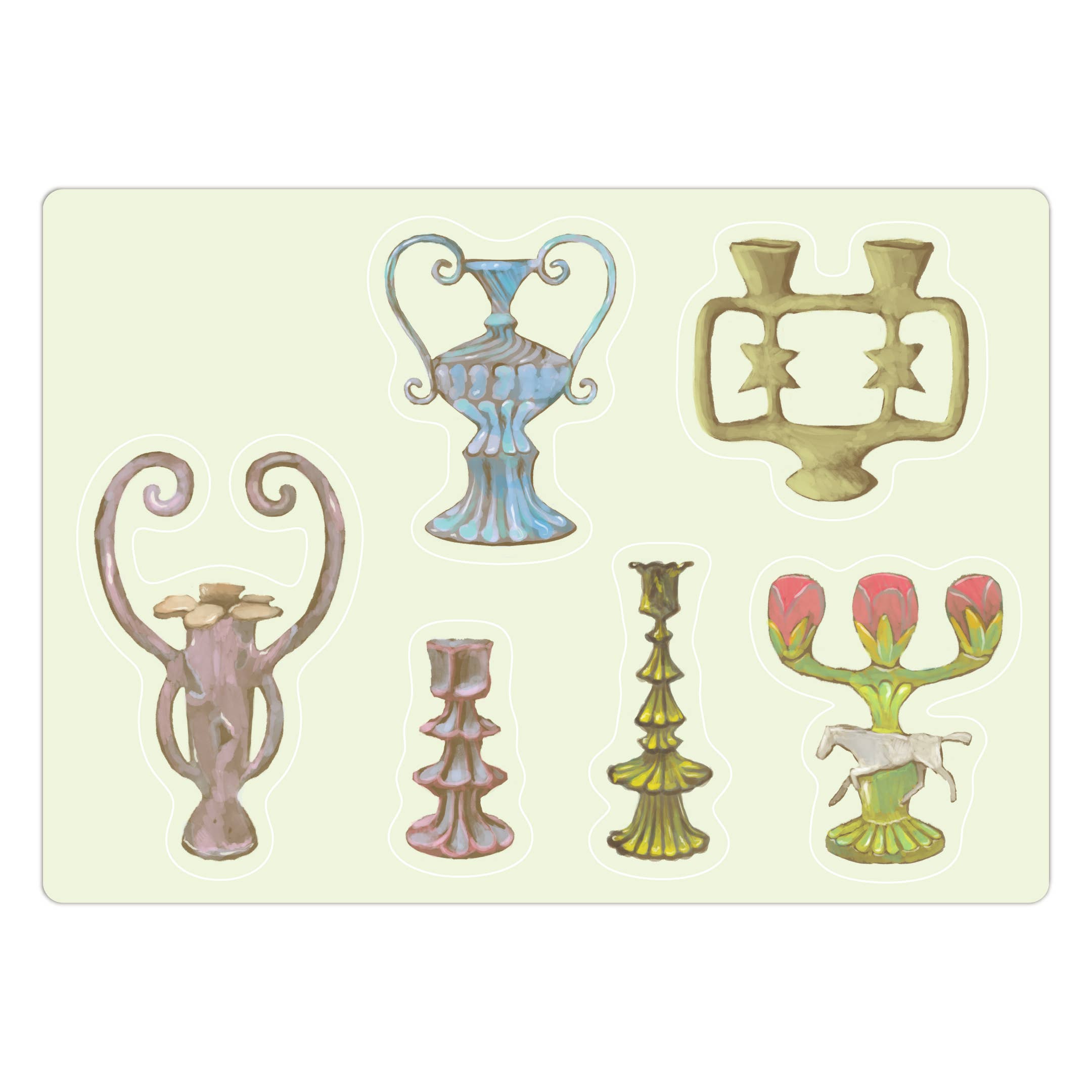 Ceramic Vases Sticker Sheet