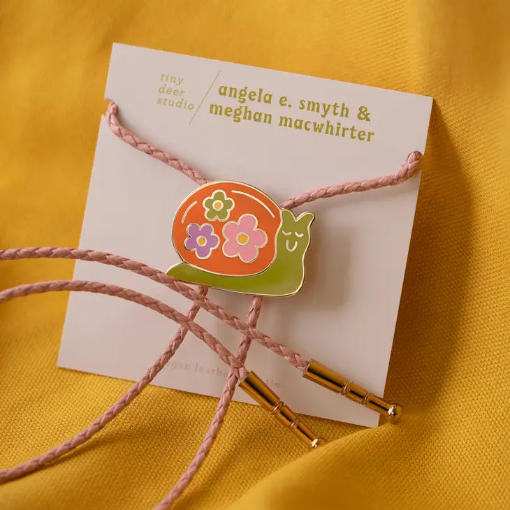 Snail Bolo Tie