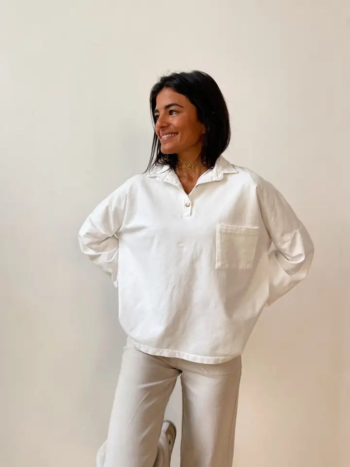 White Rugby Shirt