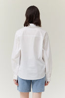 Long Sleeve Cotton Shirt - Off White