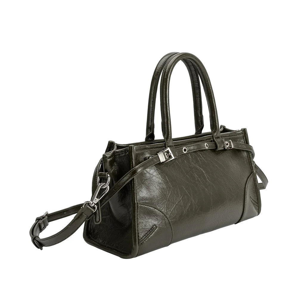 Rhonda Recycled Vegan Top Handle Bag