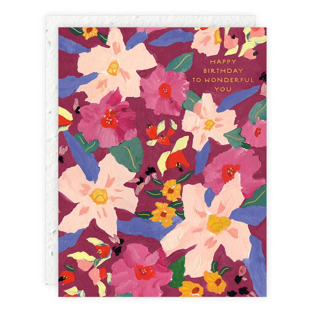 Flowers For Sunday Card