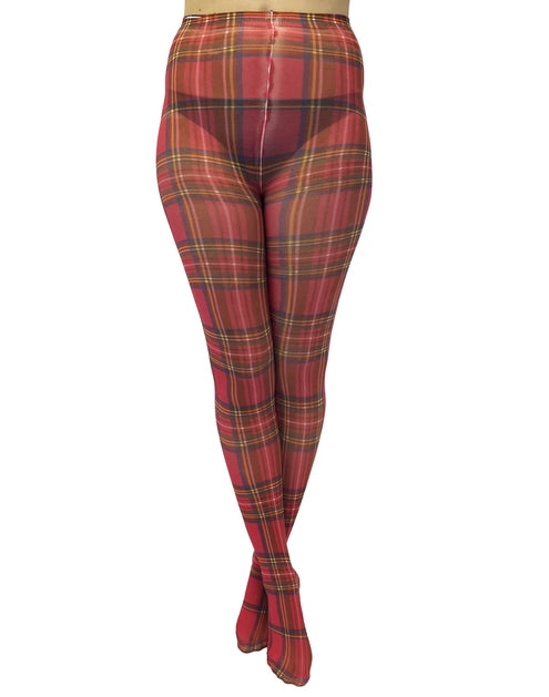 Tartan Printed Tights