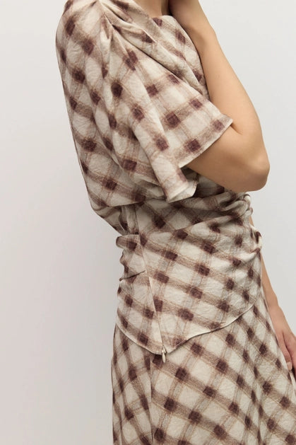 The Aliza Top - Burgundy