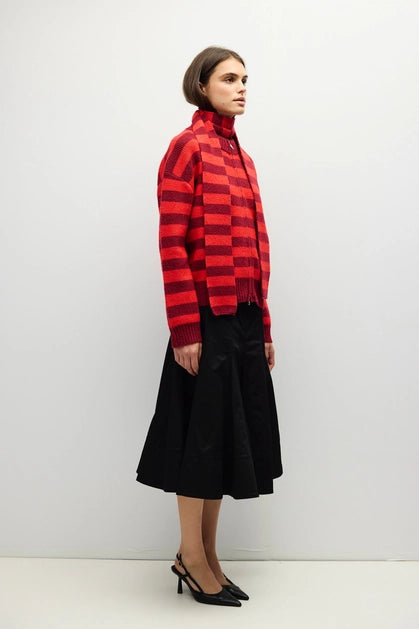 The Scarlett Sweater - Red/Burgundy
