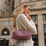 Micaela Recycled Vegan Shoulder Bag - Black