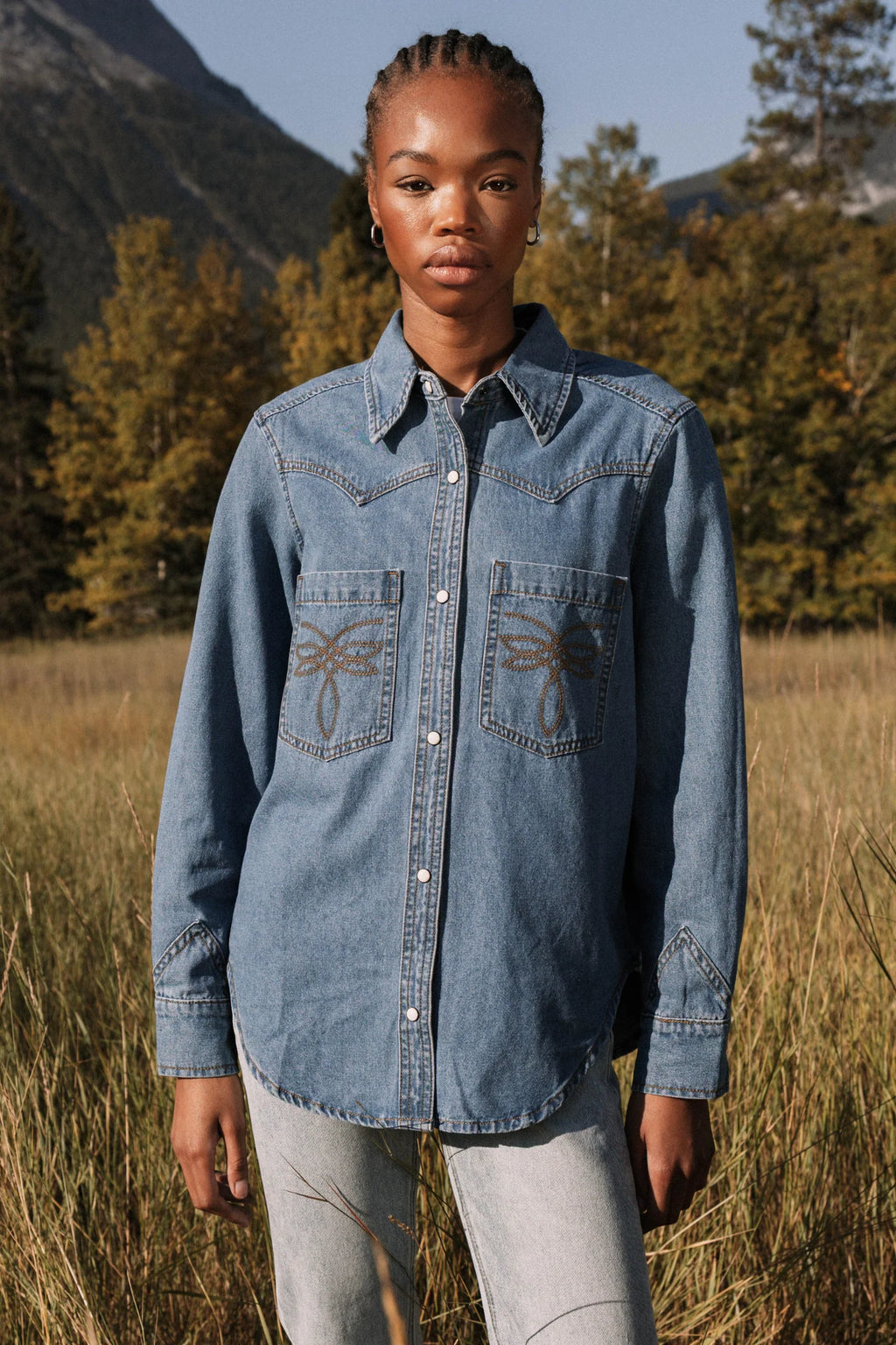 Dakota Denim Shirt Light Blue