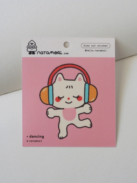 Dancing Kiss Cut Vinyl Sticker