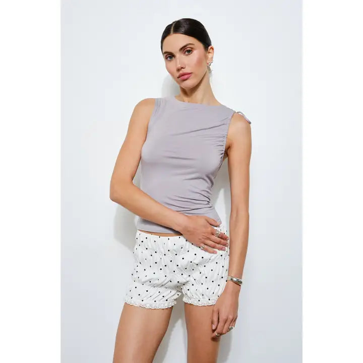 Ramona Ruched Shoulder Top