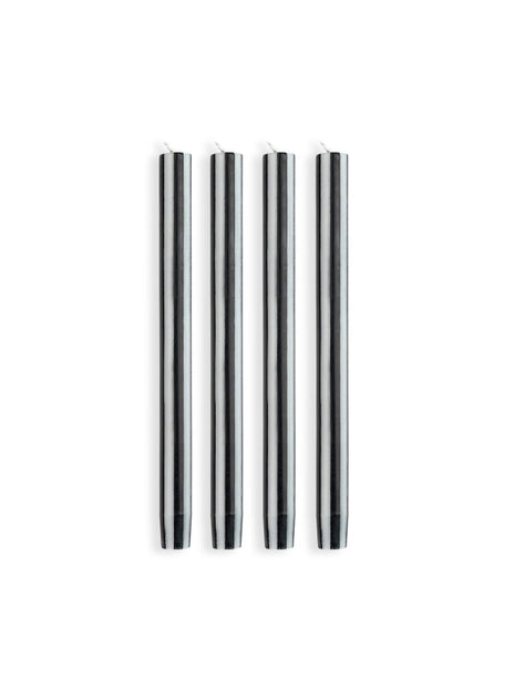 Stripe Dinner Candles