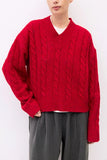 The Pierre Sweater - Red