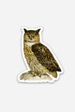 Disgusted Owl Gap Filler Sticker