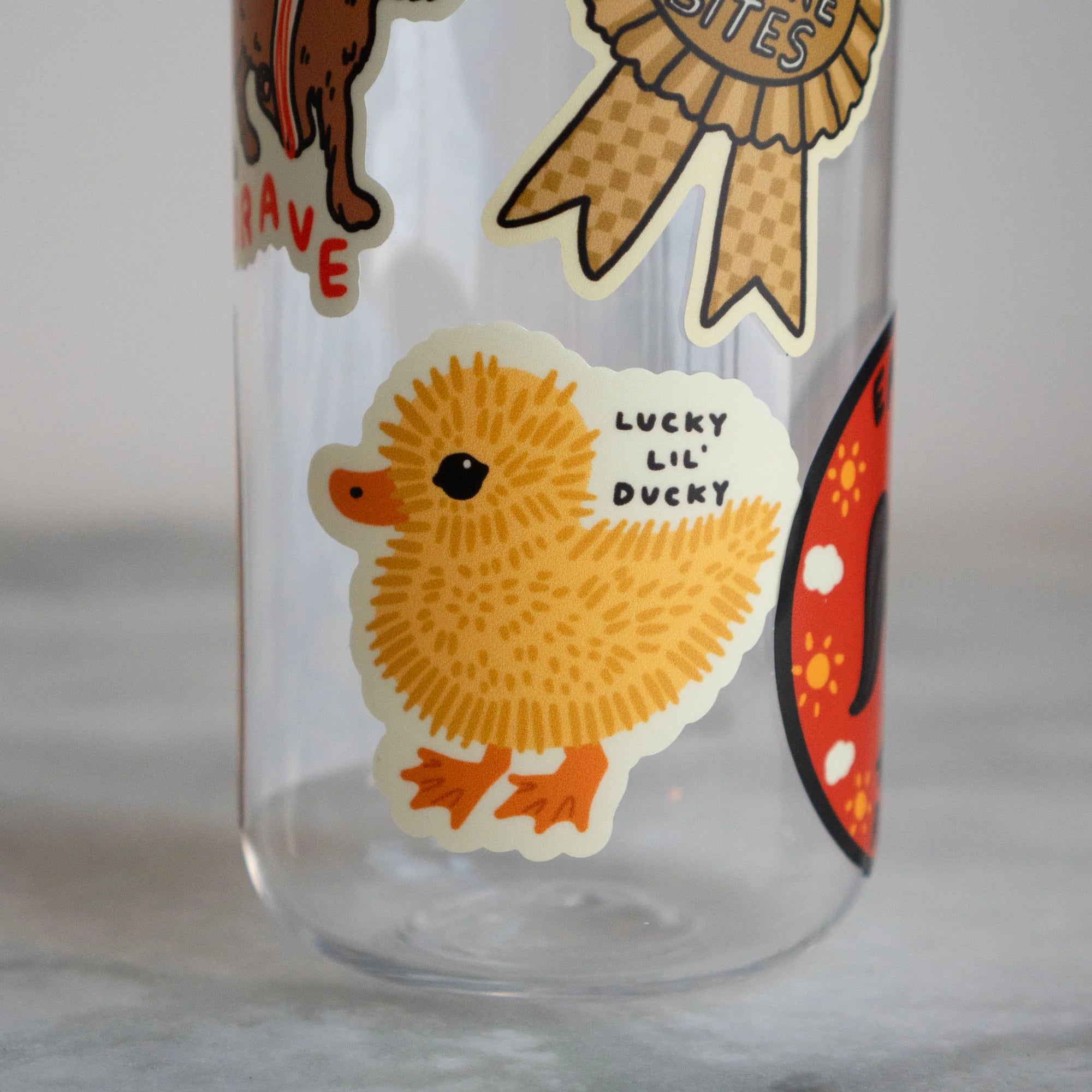 Lucky Lil Ducky Vinyl Sticker