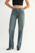 Vintage Straight Longer Length Jeans - Medium