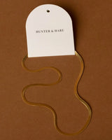 Golden Snake Chain Necklace