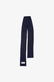 The Alpaca Skinny Scarf - Deep Sea Navy