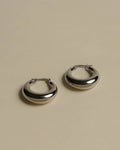 Emilia Silver Voluptuous Hoops