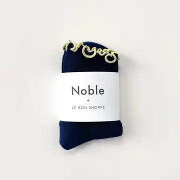 Petite Ruffled Modal Socks