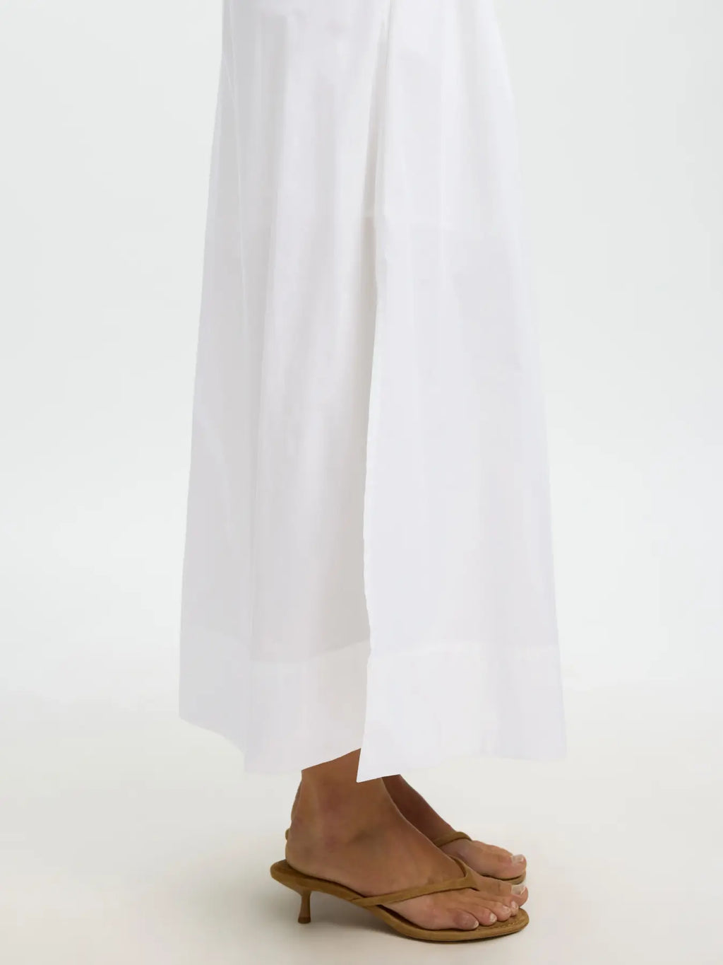 Blair High Waisted Ankle Slit Skirt