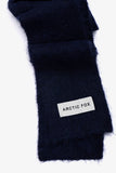 The Alpaca Skinny Scarf - Deep Sea Navy