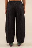 Denim Lantern Pant - Black