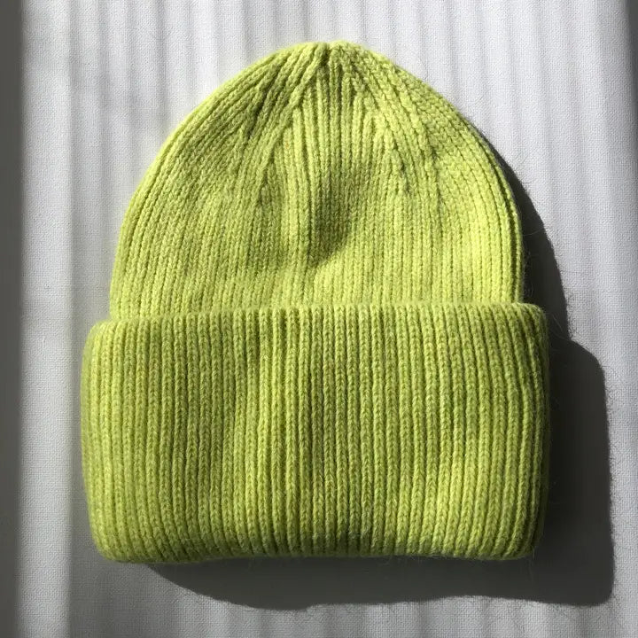 Royal Angora Wool Beanie - Crystal Brights